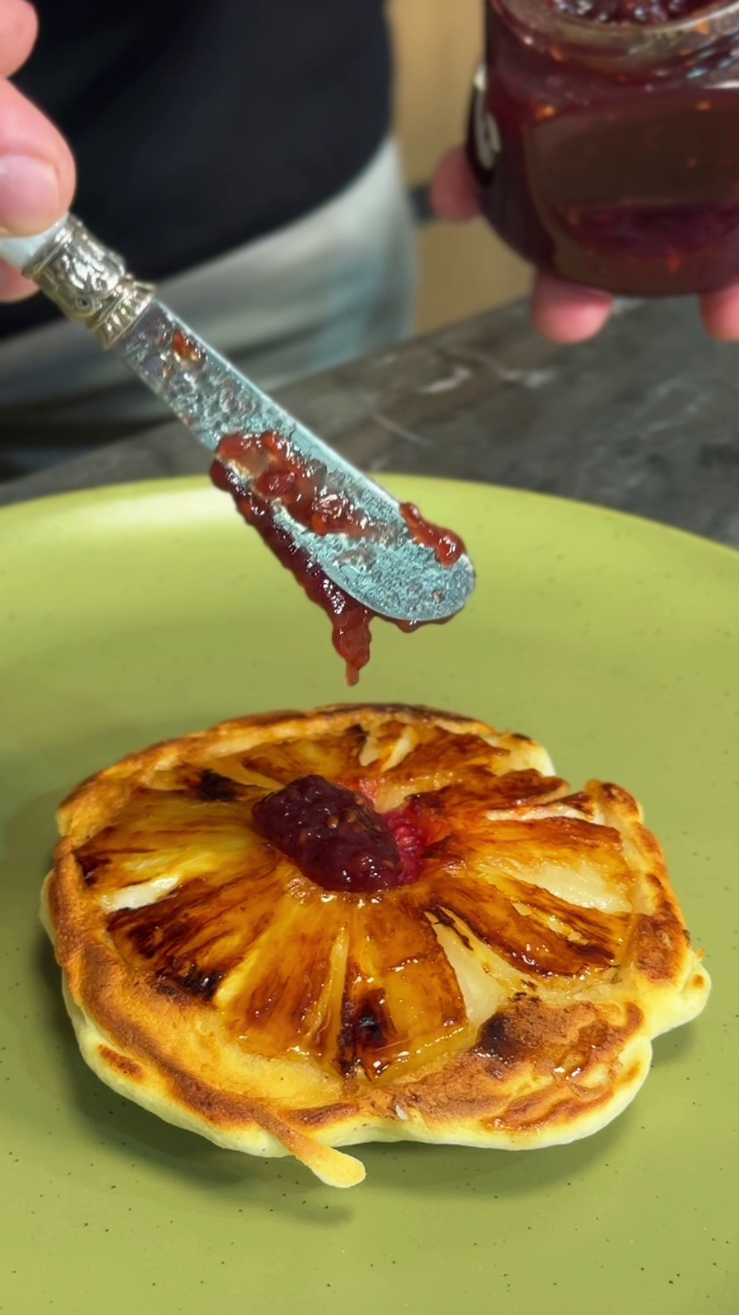 COMO PREPARAR A PANQUECA INVERTIDA DE ABACAXI PROTEICA