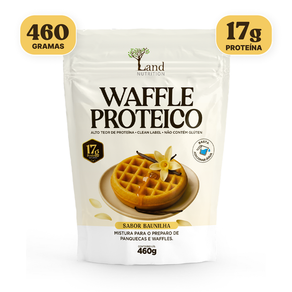 Waffle Proteico Baunilha (460g)