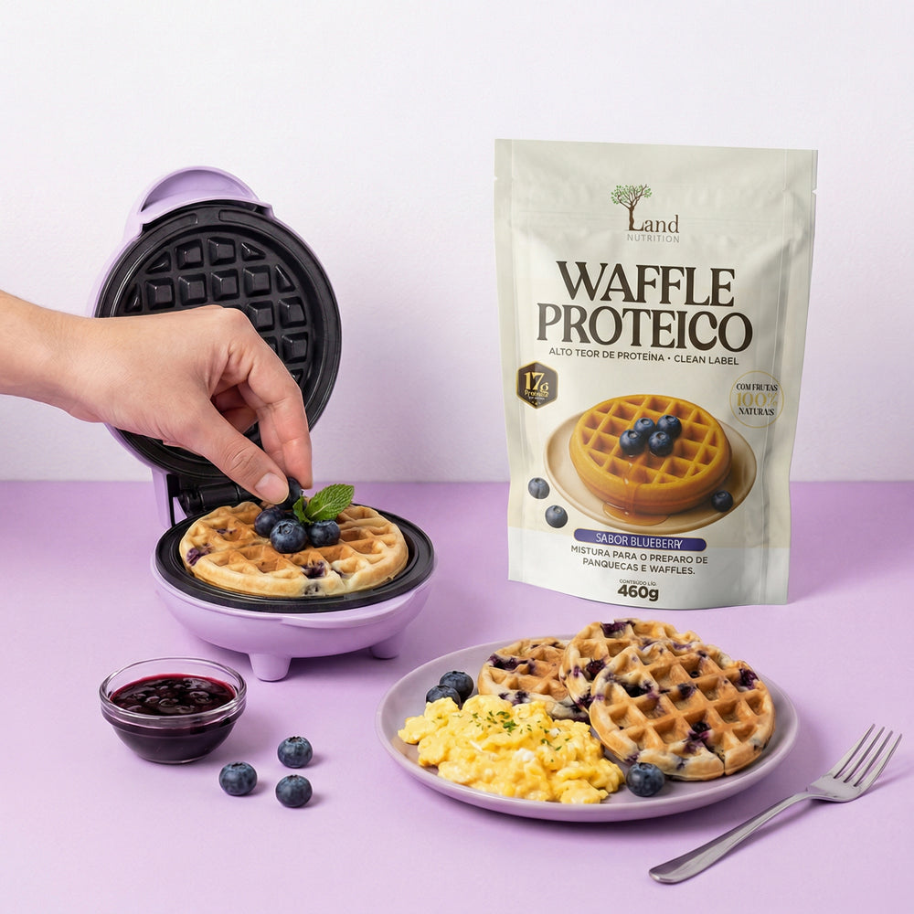 Waffle Proteico Blueberry (460g)