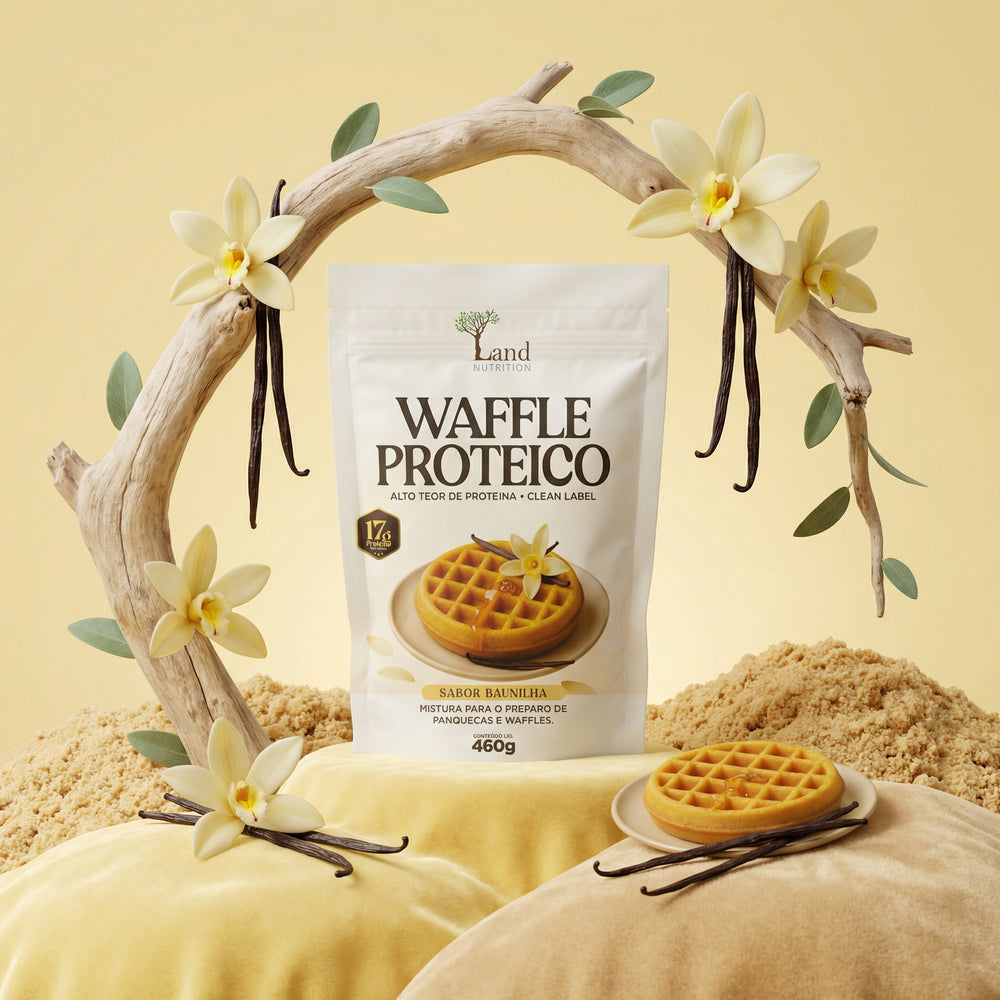 Waffle Proteico Baunilha (460g)