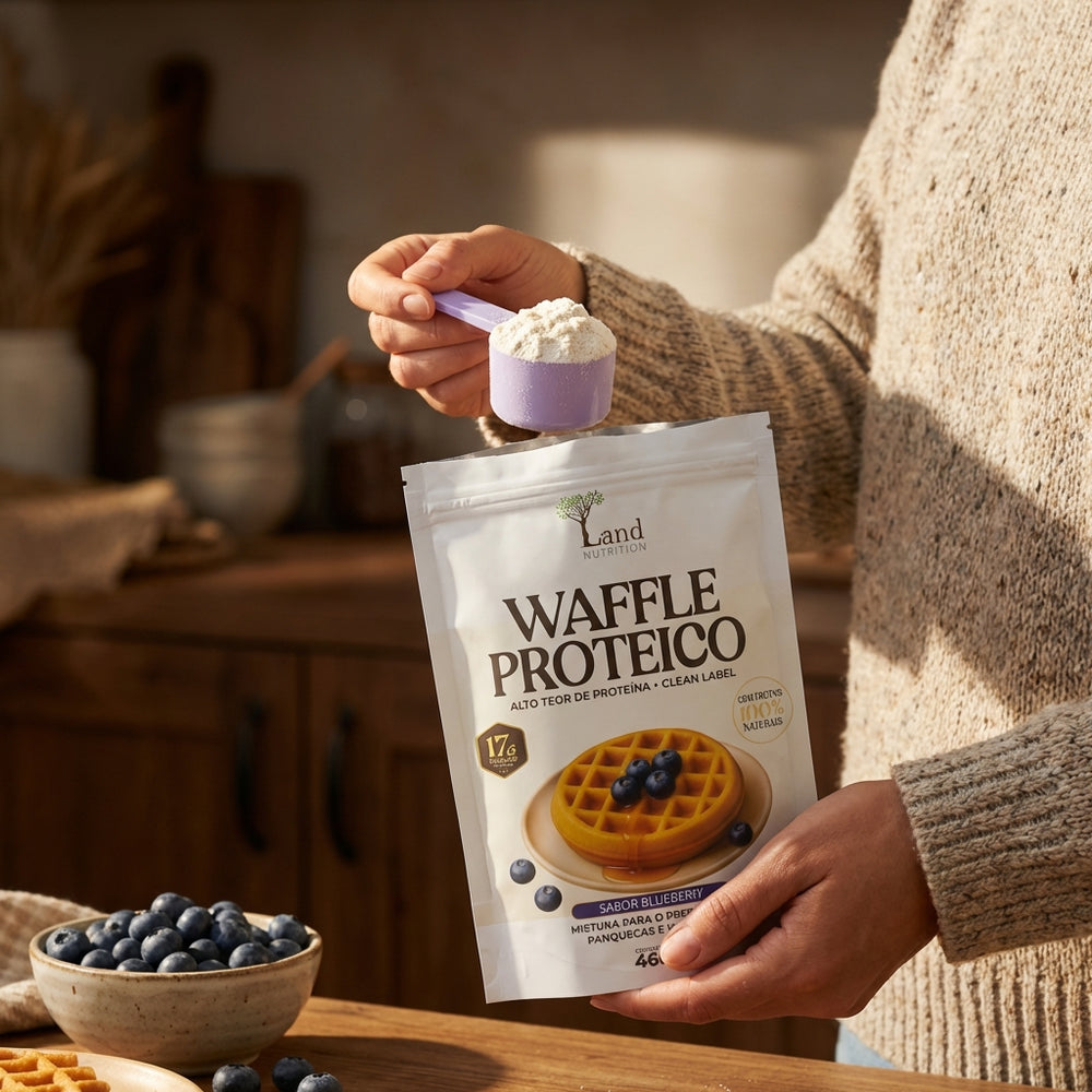 Waffle Proteico Blueberry (460g)