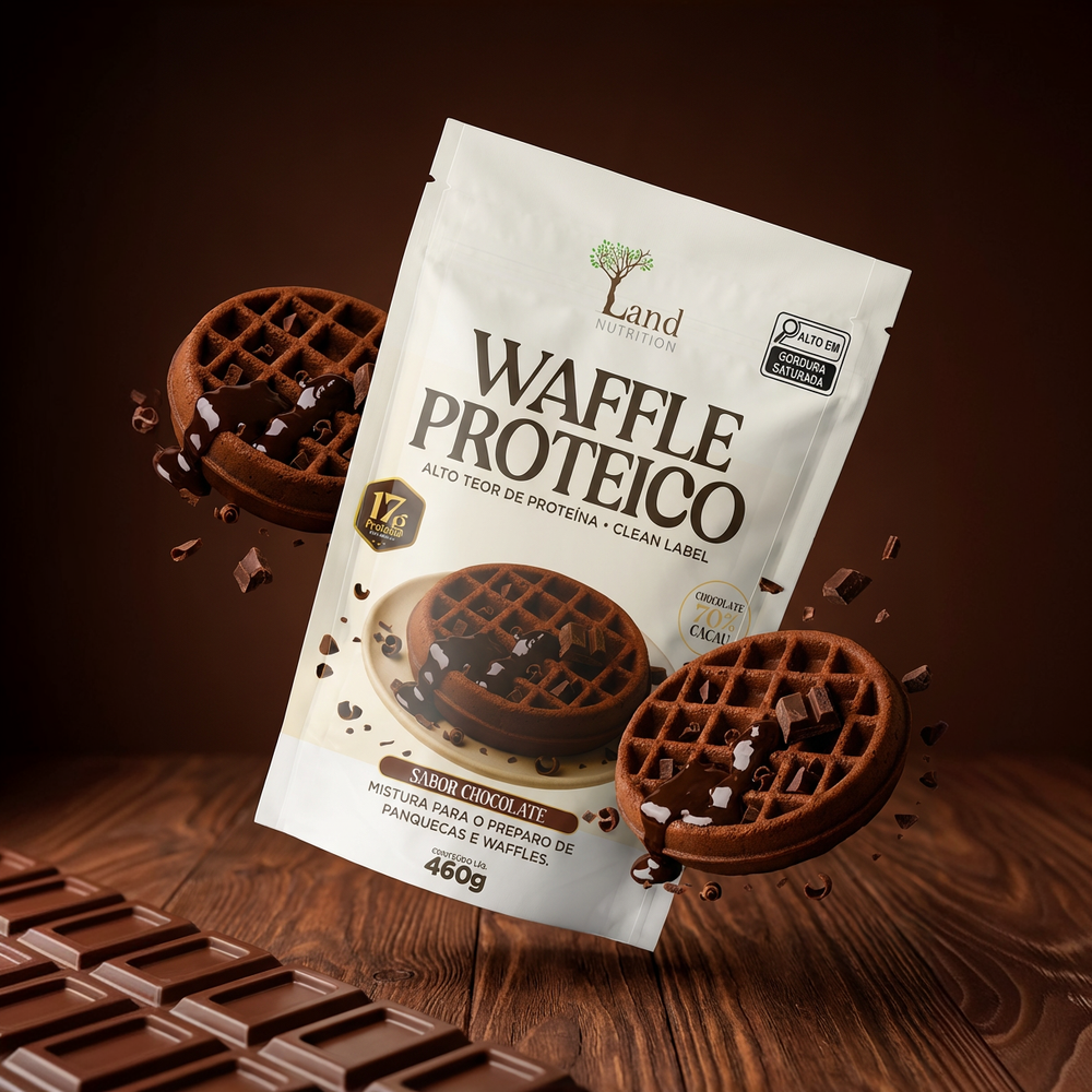 Waffle Proteico Chocolate (460g)