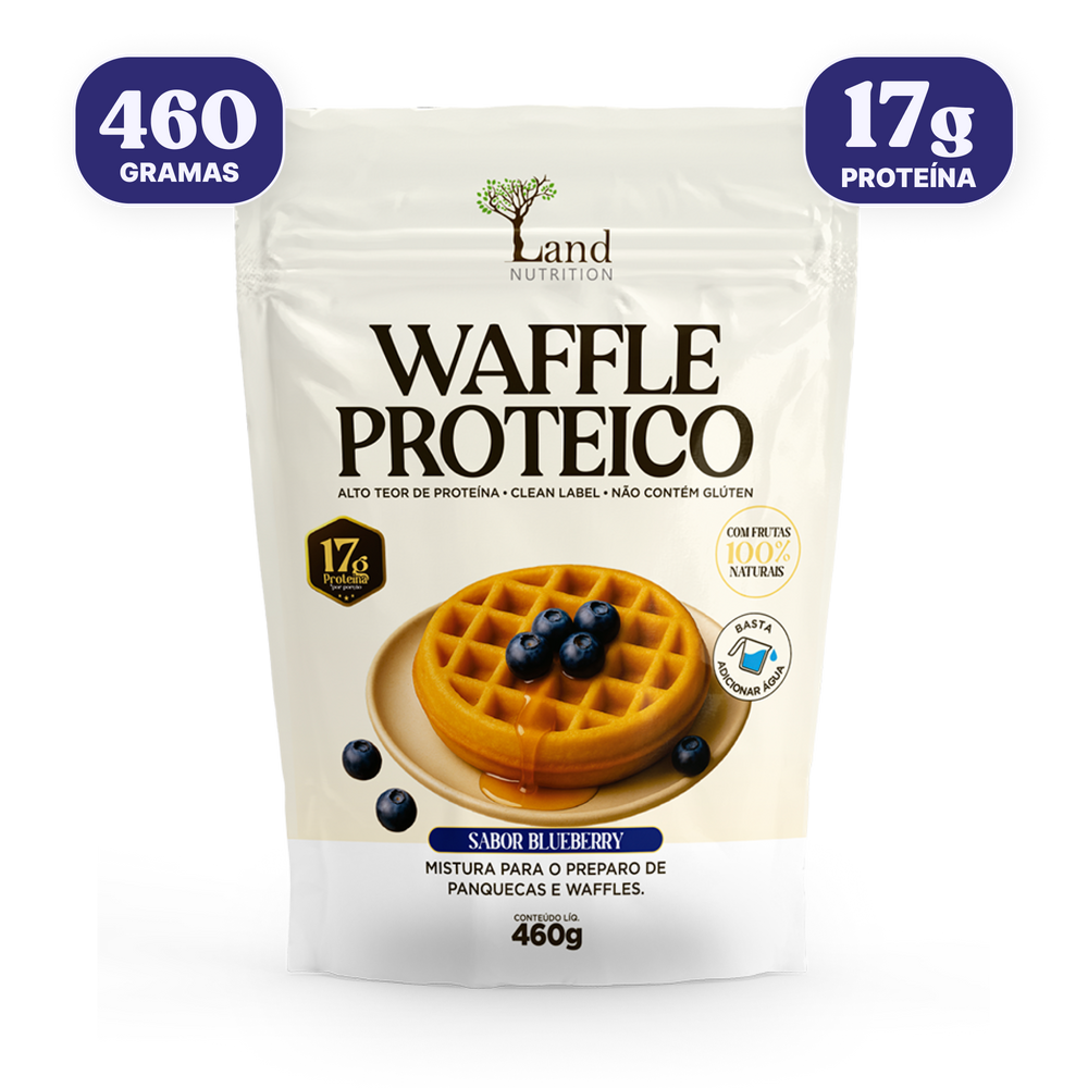 Waffle Proteico Blueberry (460g)