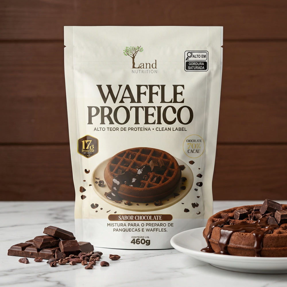 Waffle Proteico Chocolate (460g)